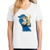 1-DAY RUSH NO MINIMUM Ladies V-Neck Short Sleeve T-Shirt Thumbnail