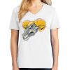 1-DAY RUSH NO MINIMUM Ladies V-Neck Short Sleeve T-Shirt Thumbnail