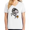 1-DAY RUSH NO MINIMUM Ladies V-Neck Short Sleeve T-Shirt Thumbnail