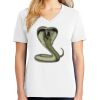 1-DAY RUSH NO MINIMUM Ladies V-Neck Short Sleeve T-Shirt Thumbnail