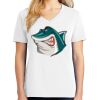 1-DAY RUSH NO MINIMUM Ladies V-Neck Short Sleeve T-Shirt Thumbnail