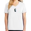 1-DAY RUSH NO MINIMUM Ladies V-Neck Short Sleeve T-Shirt Thumbnail