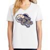 1-DAY RUSH NO MINIMUM Ladies V-Neck Short Sleeve T-Shirt Thumbnail