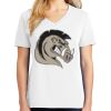 1-DAY RUSH NO MINIMUM Ladies V-Neck Short Sleeve T-Shirt Thumbnail