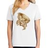 1-DAY RUSH NO MINIMUM Ladies V-Neck Short Sleeve T-Shirt Thumbnail