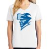 1-DAY RUSH NO MINIMUM Ladies V-Neck Short Sleeve T-Shirt Thumbnail