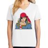 1-DAY RUSH NO MINIMUM Ladies V-Neck Short Sleeve T-Shirt Thumbnail