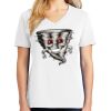 1-DAY RUSH NO MINIMUM Ladies V-Neck Short Sleeve T-Shirt Thumbnail