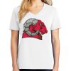 1-DAY RUSH NO MINIMUM Ladies V-Neck Short Sleeve T-Shirt Thumbnail