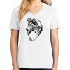 1-DAY RUSH NO MINIMUM Ladies V-Neck Short Sleeve T-Shirt Thumbnail