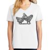 1-DAY RUSH NO MINIMUM Ladies V-Neck Short Sleeve T-Shirt Thumbnail