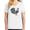 1-DAY RUSH NO MINIMUM Ladies V-Neck Short Sleeve T-Shirt Thumbnail