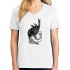 1-DAY RUSH NO MINIMUM Ladies V-Neck Short Sleeve T-Shirt Thumbnail