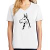 1-DAY RUSH NO MINIMUM Ladies V-Neck Short Sleeve T-Shirt Thumbnail