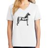 1-DAY RUSH NO MINIMUM Ladies V-Neck Short Sleeve T-Shirt Thumbnail
