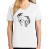 1-DAY RUSH NO MINIMUM Ladies V-Neck Short Sleeve T-Shirt Thumbnail