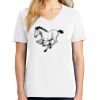 1-DAY RUSH NO MINIMUM Ladies V-Neck Short Sleeve T-Shirt Thumbnail