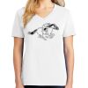 1-DAY RUSH NO MINIMUM Ladies V-Neck Short Sleeve T-Shirt Thumbnail