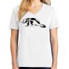 1-DAY RUSH NO MINIMUM Ladies V-Neck Short Sleeve T-Shirt Thumbnail