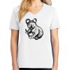 1-DAY RUSH NO MINIMUM Ladies V-Neck Short Sleeve T-Shirt Thumbnail