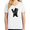 1-DAY RUSH NO MINIMUM Ladies V-Neck Short Sleeve T-Shirt Thumbnail