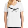 1-DAY RUSH NO MINIMUM Ladies V-Neck Short Sleeve T-Shirt Thumbnail