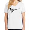 1-DAY RUSH NO MINIMUM Ladies V-Neck Short Sleeve T-Shirt Thumbnail