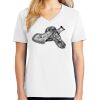 1-DAY RUSH NO MINIMUM Ladies V-Neck Short Sleeve T-Shirt Thumbnail