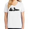 1-DAY RUSH NO MINIMUM Ladies V-Neck Short Sleeve T-Shirt Thumbnail
