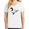 1-DAY RUSH NO MINIMUM Ladies V-Neck Short Sleeve T-Shirt Thumbnail