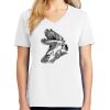 1-DAY RUSH NO MINIMUM Ladies V-Neck Short Sleeve T-Shirt Thumbnail