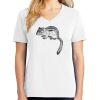 1-DAY RUSH NO MINIMUM Ladies V-Neck Short Sleeve T-Shirt Thumbnail