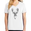 1-DAY RUSH NO MINIMUM Ladies V-Neck Short Sleeve T-Shirt Thumbnail
