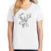 1-DAY RUSH NO MINIMUM Ladies V-Neck Short Sleeve T-Shirt Thumbnail