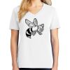 1-DAY RUSH NO MINIMUM Ladies V-Neck Short Sleeve T-Shirt Thumbnail