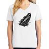 1-DAY RUSH NO MINIMUM Ladies V-Neck Short Sleeve T-Shirt Thumbnail