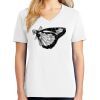 1-DAY RUSH NO MINIMUM Ladies V-Neck Short Sleeve T-Shirt Thumbnail