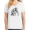 1-DAY RUSH NO MINIMUM Ladies V-Neck Short Sleeve T-Shirt Thumbnail