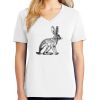 1-DAY RUSH NO MINIMUM Ladies V-Neck Short Sleeve T-Shirt Thumbnail