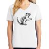 1-DAY RUSH NO MINIMUM Ladies V-Neck Short Sleeve T-Shirt Thumbnail