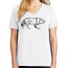1-DAY RUSH NO MINIMUM Ladies V-Neck Short Sleeve T-Shirt Thumbnail