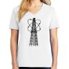 1-DAY RUSH NO MINIMUM Ladies V-Neck Short Sleeve T-Shirt Thumbnail