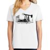 1-DAY RUSH NO MINIMUM Ladies V-Neck Short Sleeve T-Shirt Thumbnail