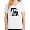 1-DAY RUSH NO MINIMUM Ladies V-Neck Short Sleeve T-Shirt Thumbnail