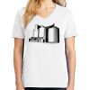 1-DAY RUSH NO MINIMUM Ladies V-Neck Short Sleeve T-Shirt Thumbnail