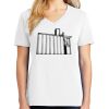 1-DAY RUSH NO MINIMUM Ladies V-Neck Short Sleeve T-Shirt Thumbnail