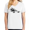 1-DAY RUSH NO MINIMUM Ladies V-Neck Short Sleeve T-Shirt Thumbnail