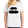 1-DAY RUSH NO MINIMUM Ladies V-Neck Short Sleeve T-Shirt Thumbnail
