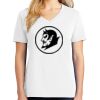1-DAY RUSH NO MINIMUM Ladies V-Neck Short Sleeve T-Shirt Thumbnail
