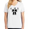 1-DAY RUSH NO MINIMUM Ladies V-Neck Short Sleeve T-Shirt Thumbnail
